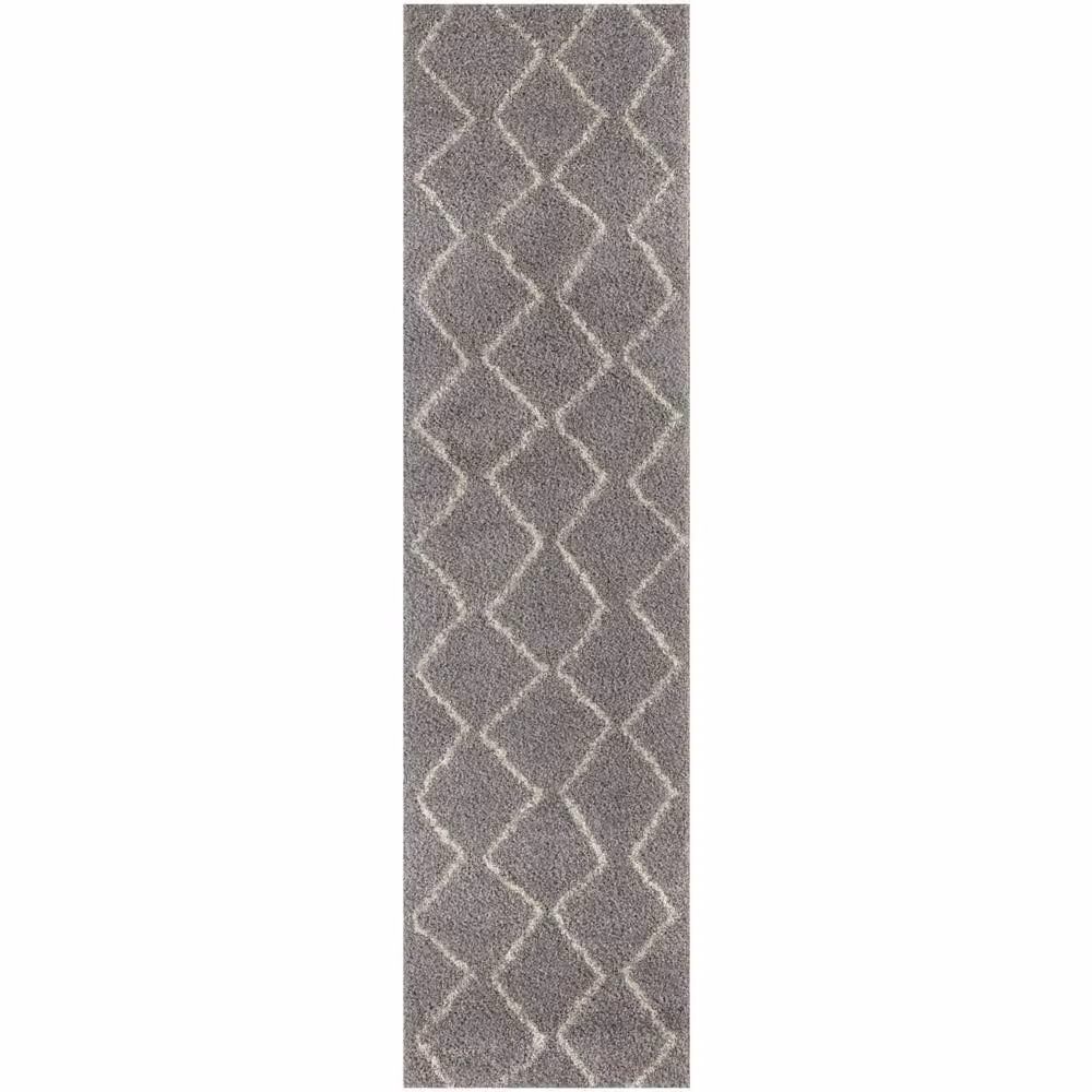 THE RUGS Moroccan Design Grey Rectangular Rug for Living Room and Bedroom, W/D/H: 170 x 120 x 1 cm – 3