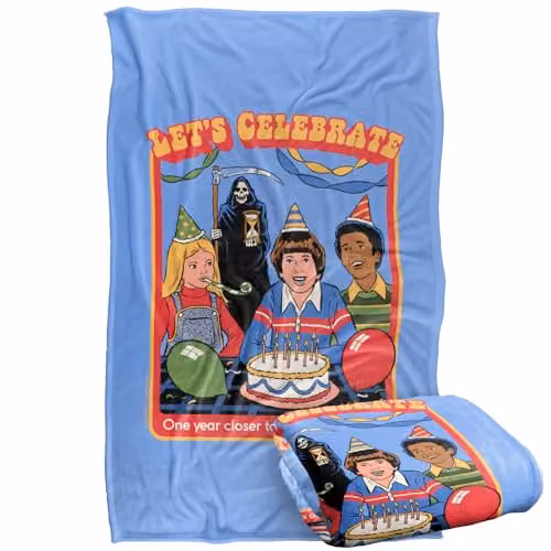 Steven Rhodes One Year Closer Super Soft Fleece Throw Blanket, Multicolour, W/D/H: 91 x 147 cm – 5