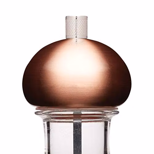 MasterClass Transparent Copper-Effect Capstan Salt Mill – 2