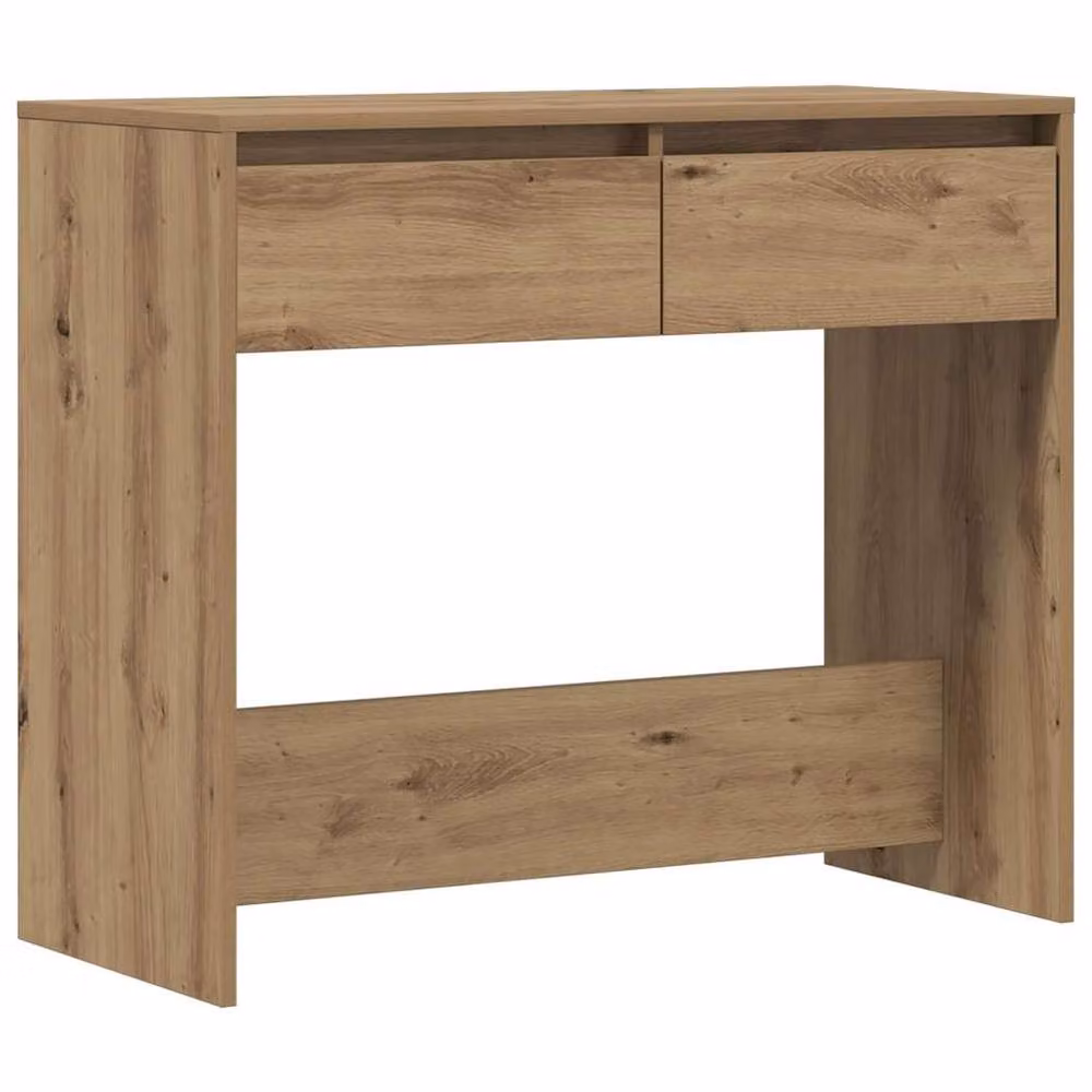 Berkfield Home Artisan Oak Decorative Console Table in Brown, W/D/H: 89 x 41 x 76.5 cm – 3
