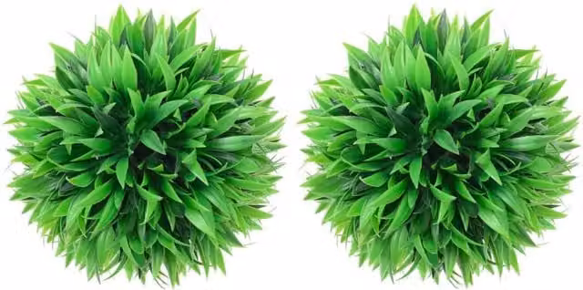 Berkfield Home Artificial Green Boxwood Balls, 2 Pack, Diameter: 30 cm – 1