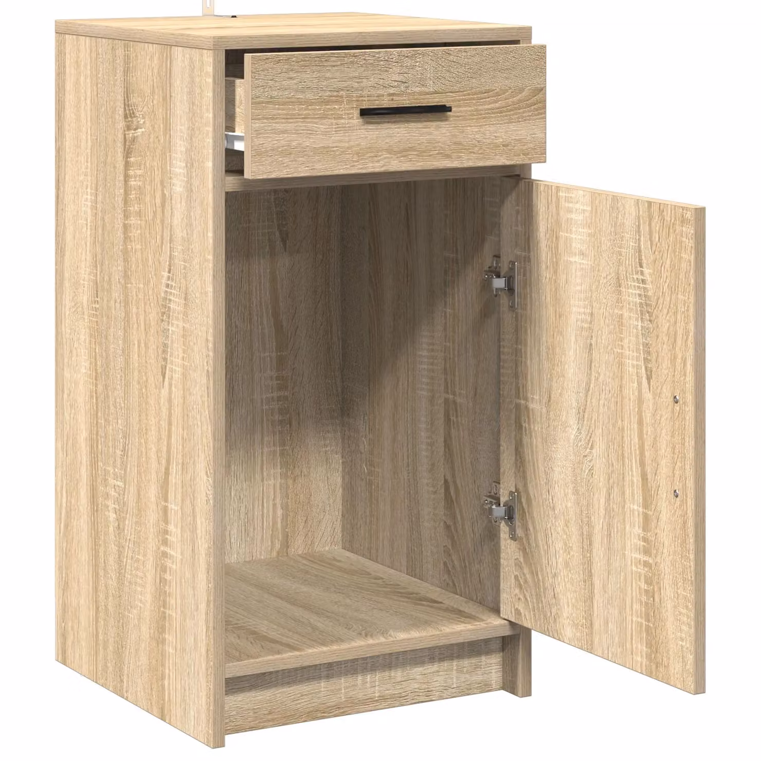 Berkfield Home Sonoma Oak Sideboard in Beige, W/D/H: 40 x 41 x 75 cm – 2