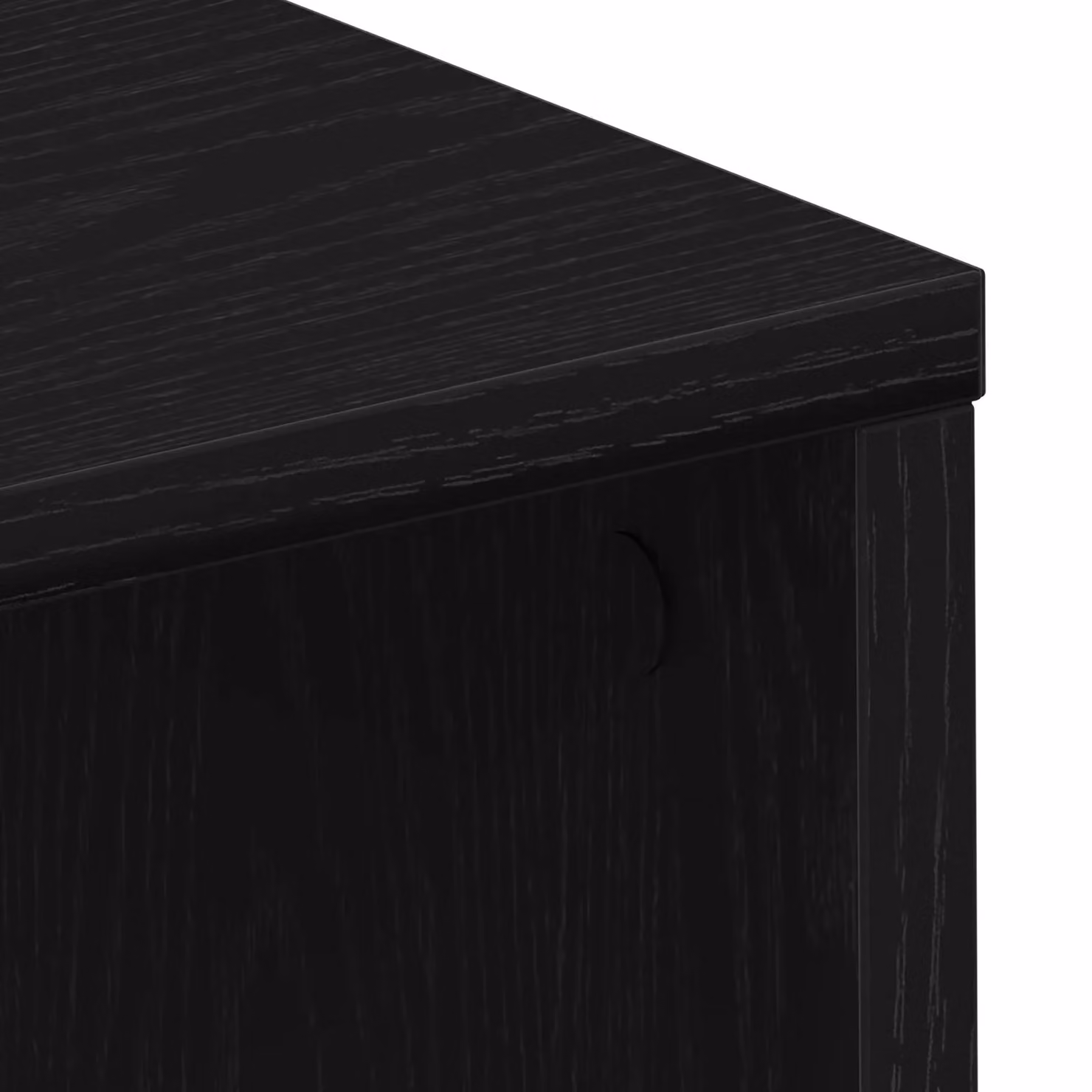 Berkfield Home Black Oak Writing Desk, W/D/H: 102.5 x 35 x 75 cm – 4