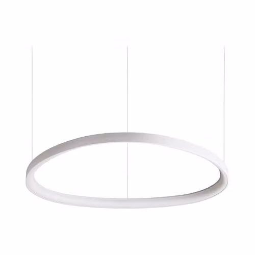 Netlighting Gemini 81cm LED Ring Pendant Light, White, 7600Lm, 3000K