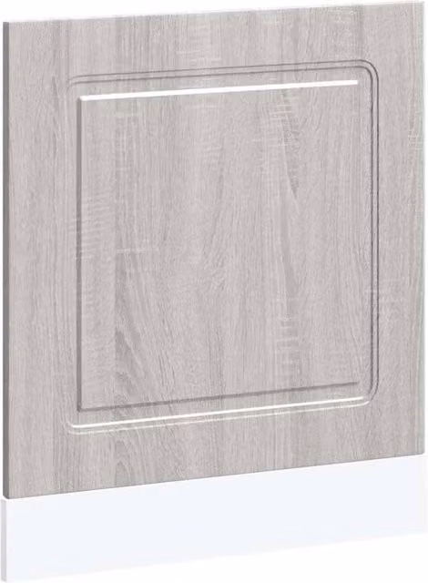 Berkfield Home Kalmar Dishwasher Panel in Grey Sonoma, Engineered Wood, W: 60 cm, D: 1.5 cm, H: 67 cm