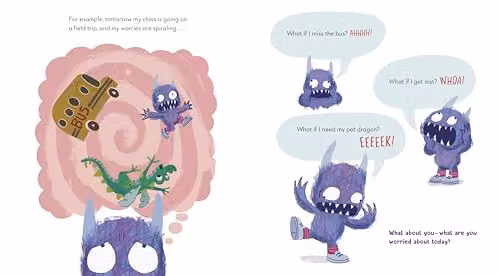The Worry Monster: Calming Anxiety with Mindfulness by Random House Books for Young Readers, Multicolour Paper Edition – 2