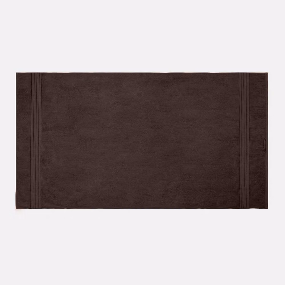 OHS Luxury Fluffy 100% Cotton Bath Sheet in Brown – 4