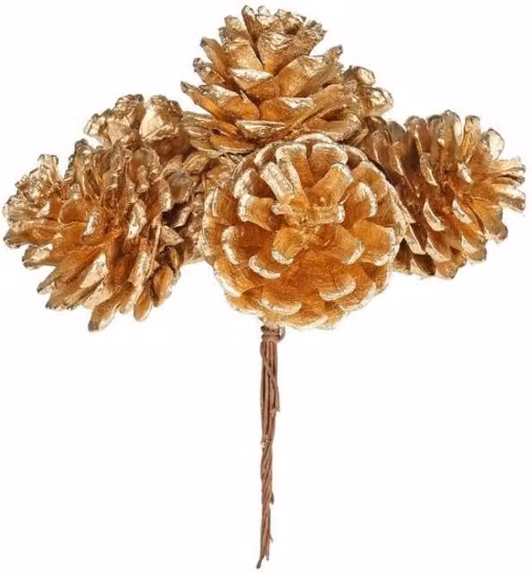 KDMD Gold Cone Bunch, 5 Pack, Height: 13 cm