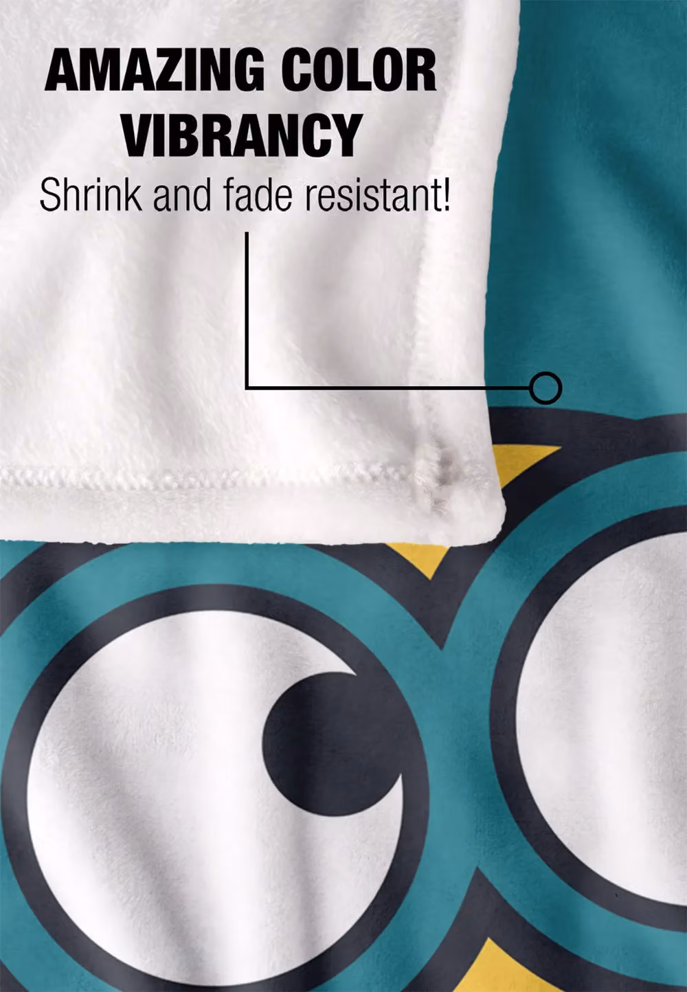 Universal Minions Bob Green Silky Touch Blanket in White and Multicolour, W: 152 cm, D: 127 cm – 4
