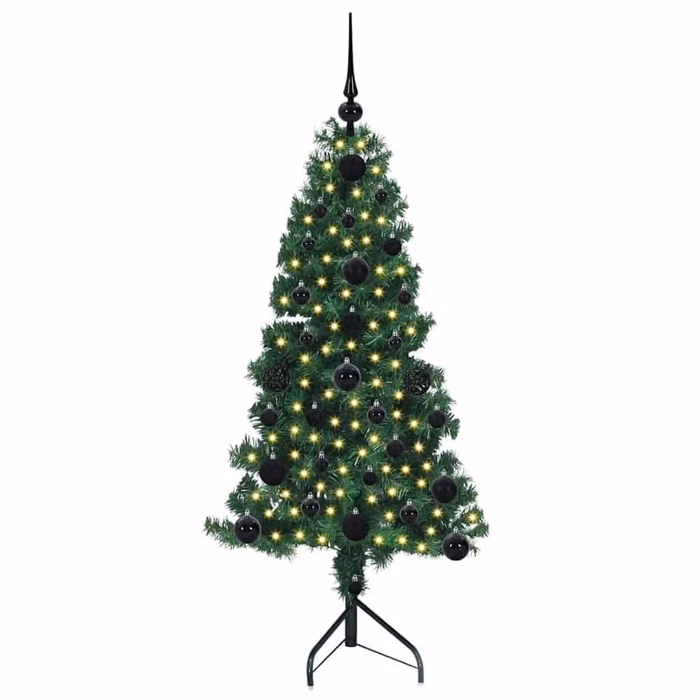 Berkfield Home Green Freestanding Artificial Christmas Tree, Height: 120 cm – 3