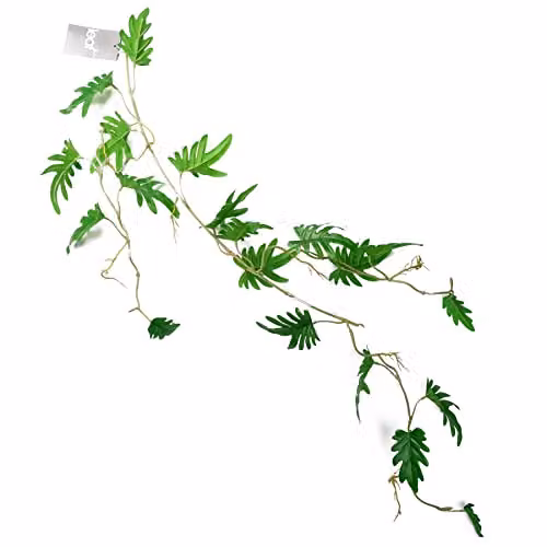 Leaf 100cm Artificial Hanging Trailing Philodendron Green Plant – 1
