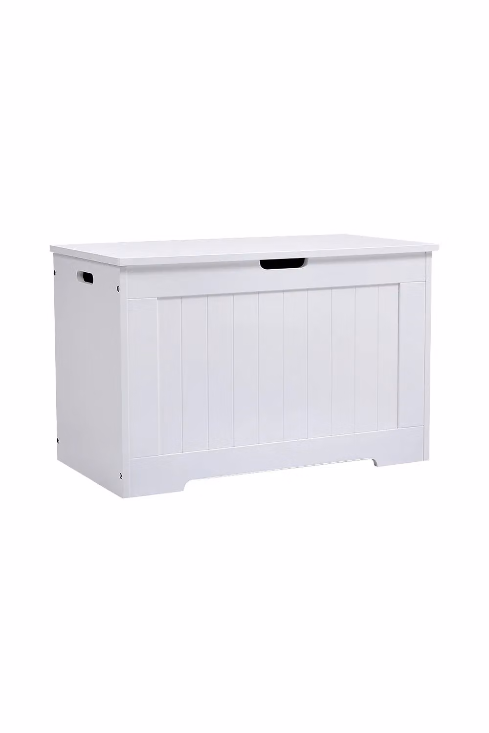 Living and Home White Kids Toy Box Storage Organiser with Soft Close Lid – 2