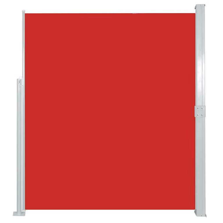 Berkfield Home Retractable Side Awning in Red, W/H: 300 x 140 cm