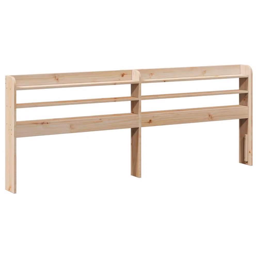 Berkfield Home Super King Bed Frame in Rustic Light Brown Solid Pine, W/D/H: 180 x 200 cm – 2
