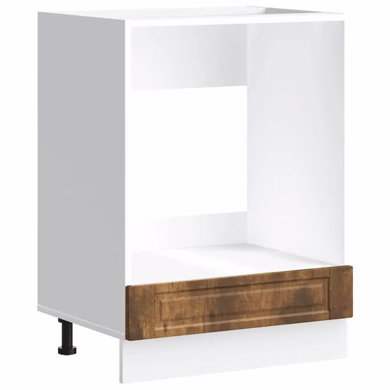 Berkfield Home Porto Smoked Oak Oven Cabinet in Brown
