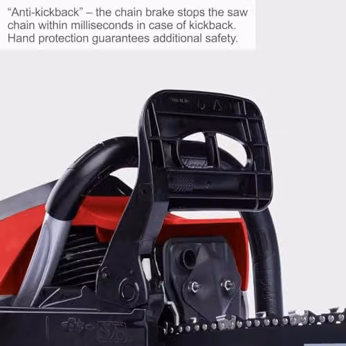 Scheppach PCS56 Petrol Chainsaw in Red with 53cc 3.1HP 2-Stroke Engine and 20 inch ProCut Blade – 2