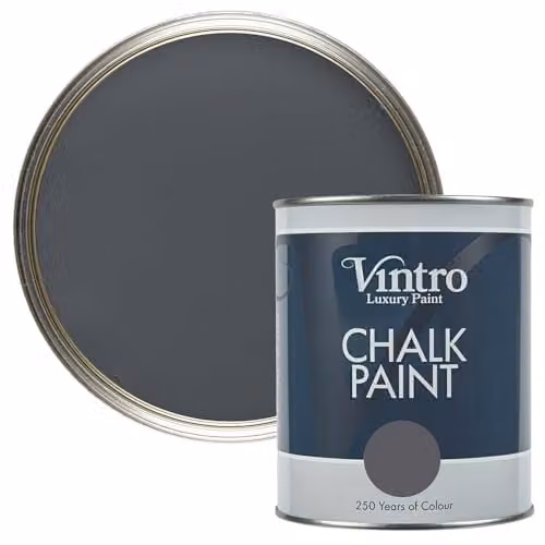 Vintro Wigeon Grey Chalk Paint for Furniture, Walls and Woodwork, 1 l