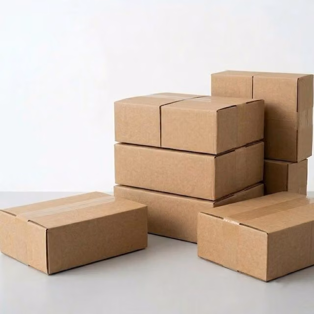 Storm Trading Group 50 Pack Brown Corrugated Cardboard Single Wall Boxes W: 30.48 cm, D: 22.86 cm, H: 15.24 cm