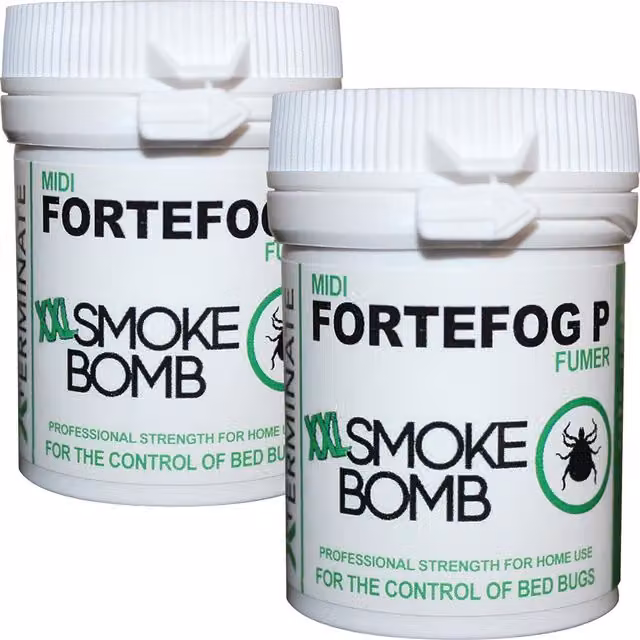 Xterminates XXL Smoke Bomb Fogger for Bed Bugs, White, 2 x 20kg