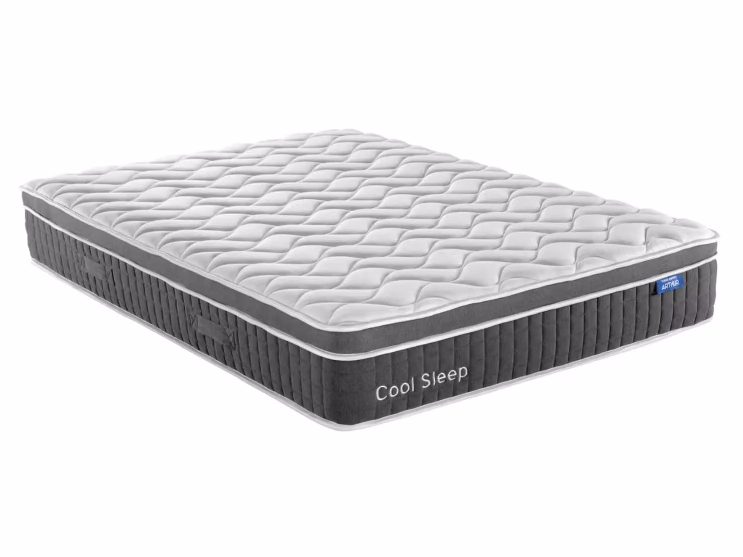 Arthur Sleep Cool Memory Foam Gel Hybrid Mattress, Medium Firm, White, W/D/H: 180 x 200 x 30 cm – 3