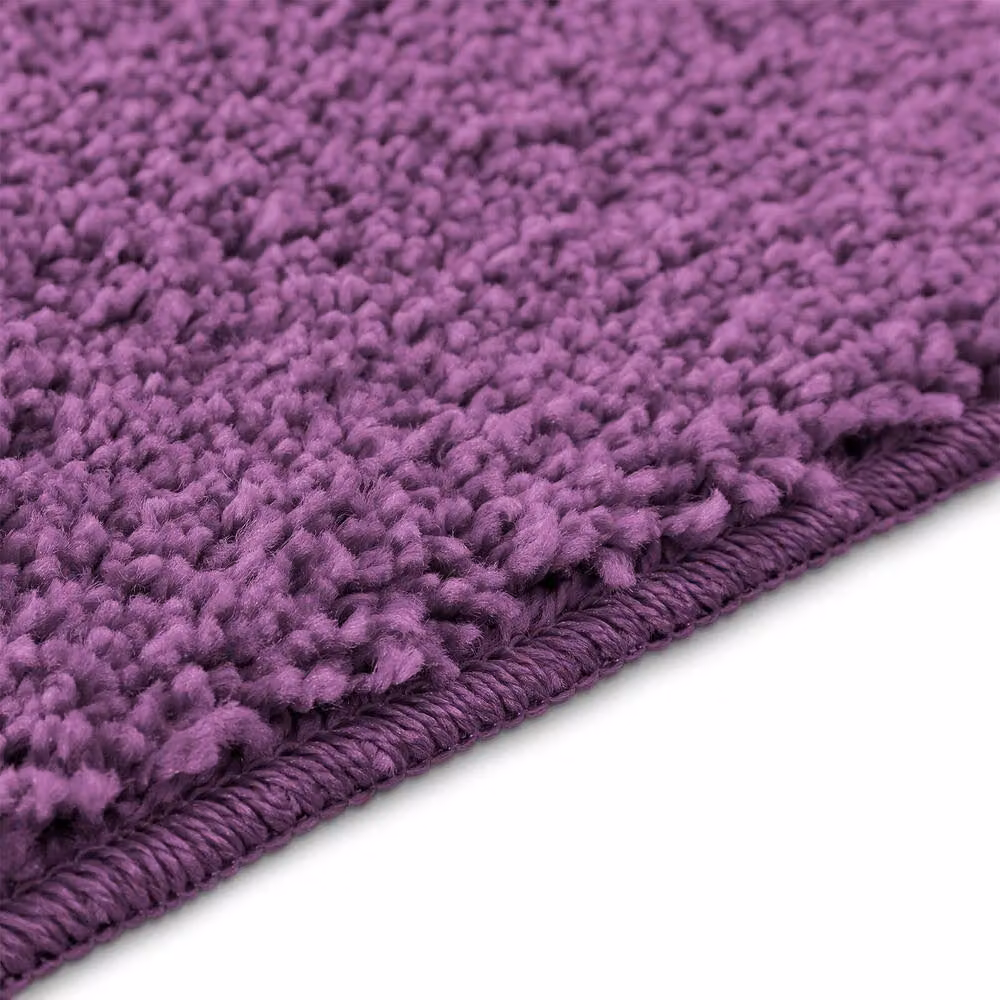 Berkfield Home Rectangular Non-Slip Bath Mat, Purple, W: 50 cm, L: 80 cm – 4