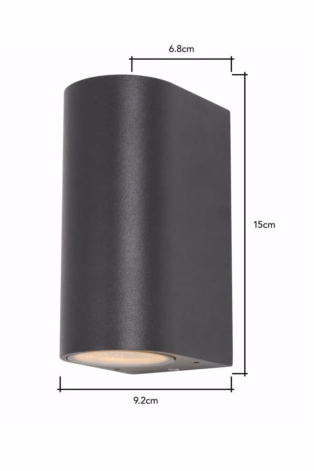 BHS Lighting Smithe Modern Up & Down Outdoor Wall Light in Black – 5