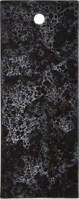 Orsina Black Marble Effect Stoneware Rectangular Serving Platter