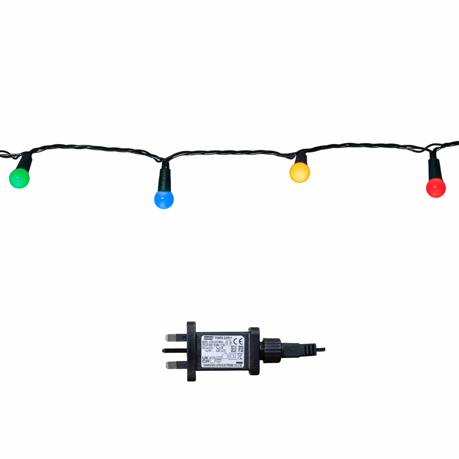 Samuel Alexander 10m Multi-Coloured 100 LED Multi-Action Pearl Christmas String Lights – 2