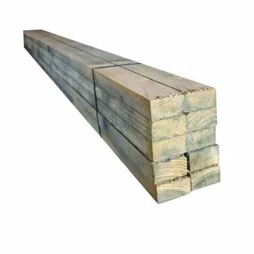 Snowdon Timber Treated Battens, 10 Pack, Blue or Green, W: 50 mm, T: 25 mm, L: 1.8 m