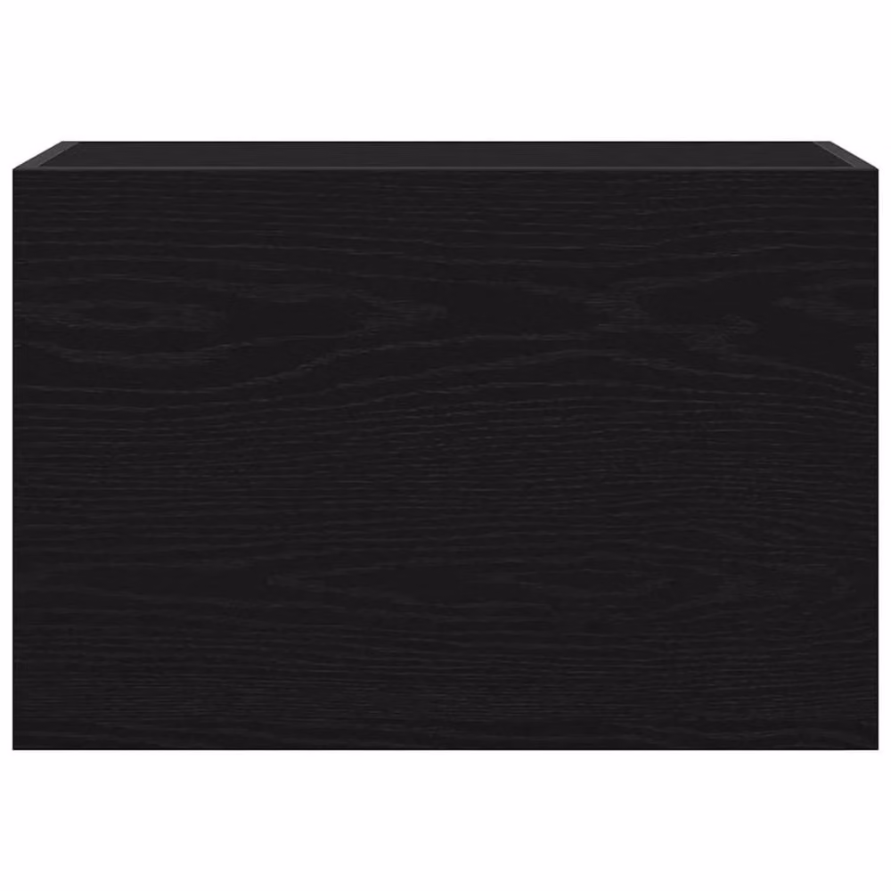 EONLION Black Matt Wall Cabinet with Hinged Doors, W/D/H: 60 x 25 x 40 cm – 4
