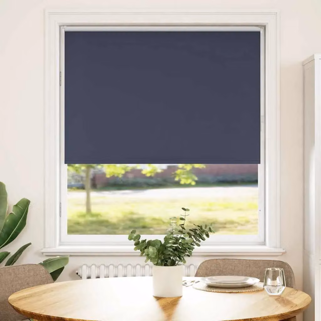 Berkfield Home Marine Blackout Roller Blind, Blue Polyester, W/H: 95 x 150 cm – 2