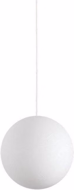 Netlighting Carta White Globe Ceiling Pendant Lamp with E27 Socket – 1