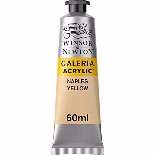 Winsor & Newton Galeria Acrylic Paint, Naples Yellow, 60 ml – 2
