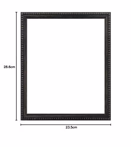 Frames & Mirrors 4U Crown Black Bobbin Wooden Single Rectangular Picture Frame 10x8 Inch – 5
