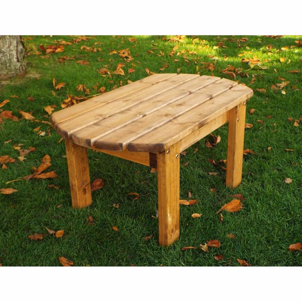 FORGEVIO Rustic Wooden Traditional Coffee Table in Brown – 2