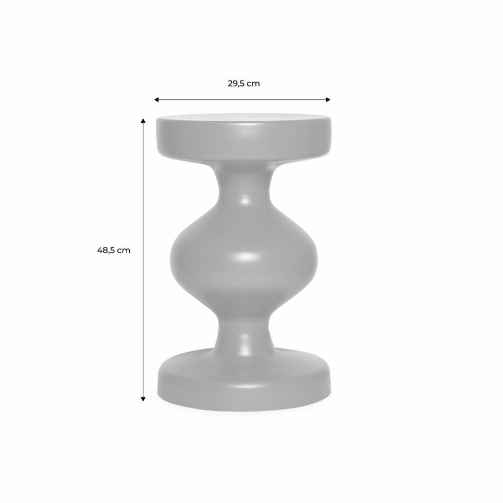 sweeek Metal Side Table in Black, W/D/H: 29.5 x 29.5 x 75 cm – 4