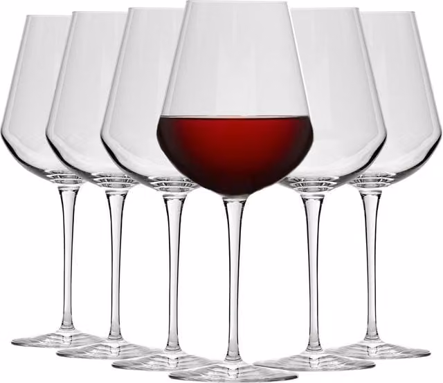 Bormioli Rocco Inalto Uno Transparent Wine Glasses, 560 ml, Pack of 12 – 1