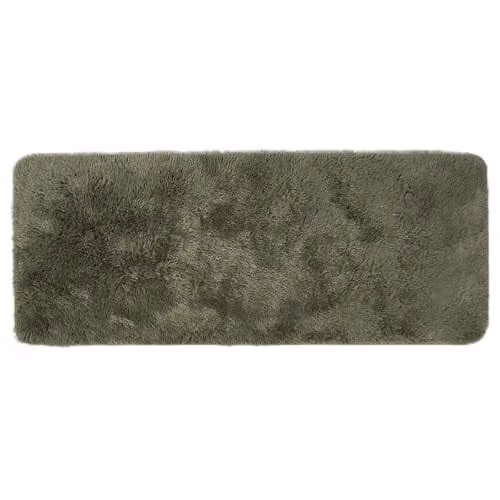 OHS Soft Fluffy Shaggy Area Rug in Green, W/D: 120 x 170 cm – 1