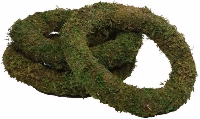 KDMD 3 Pack Green Moss Wreath Rings, Diameter: 25.4 cm – 1