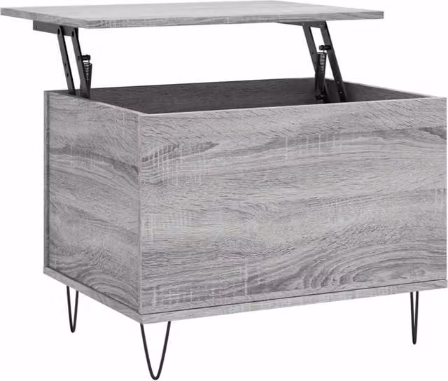Berkfield Home Grey Sonoma Coffee Table with Lift Mechanism, W: 60 cm, D: 44.5 cm, H: 45 cm – 1
