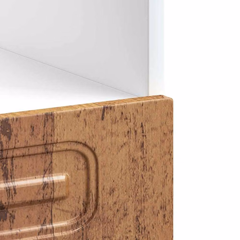 Berkfield Home Kalmar Freestanding Oven Cabinet in Old Wood Brown, W/D/H: 60 x 46 x 81.5 cm – 3