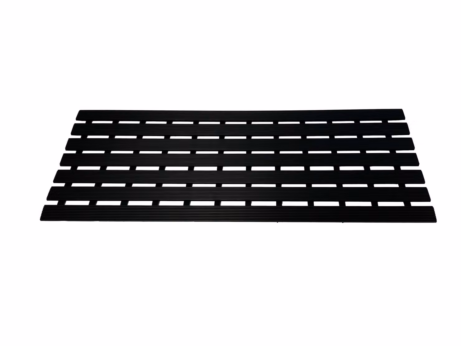 Nicoman Anti Slip PVC Duckboard Shower and Bath Mat, Black, W: 61 cm, D: 25 cm – 5