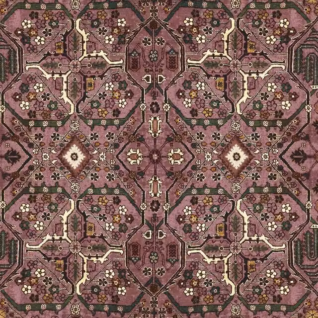 House of Hackney MEY MEH Moroccan Geometric Wallpaper in Pink and Turquoise