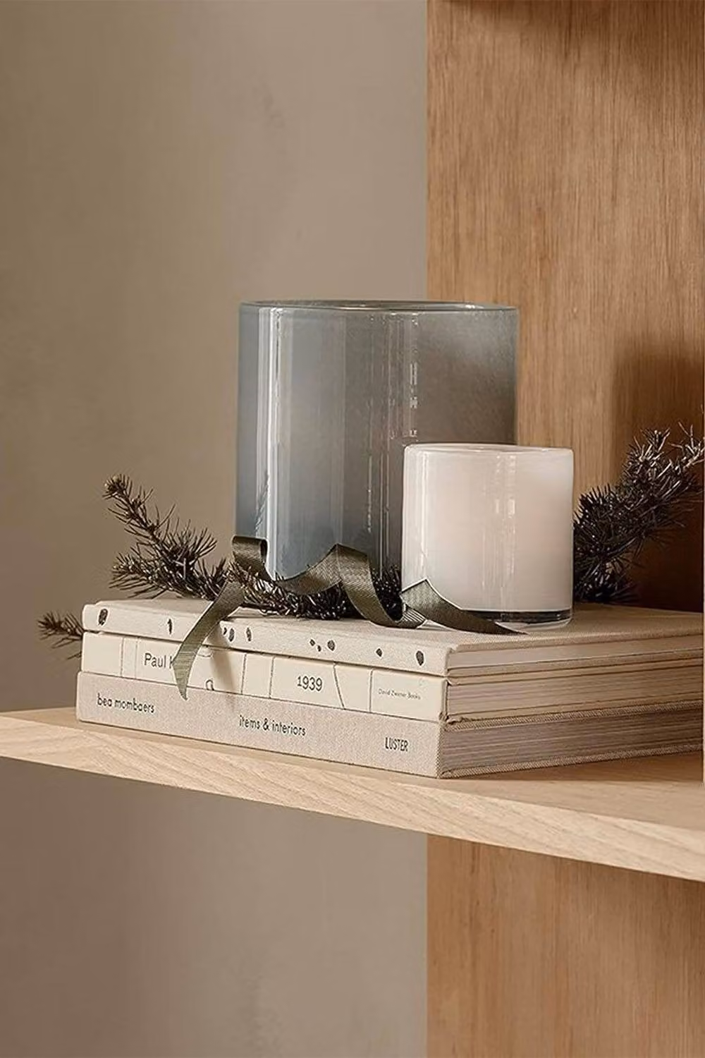 Blomus Saga Small White Glass Lantern Candle Holder – 2