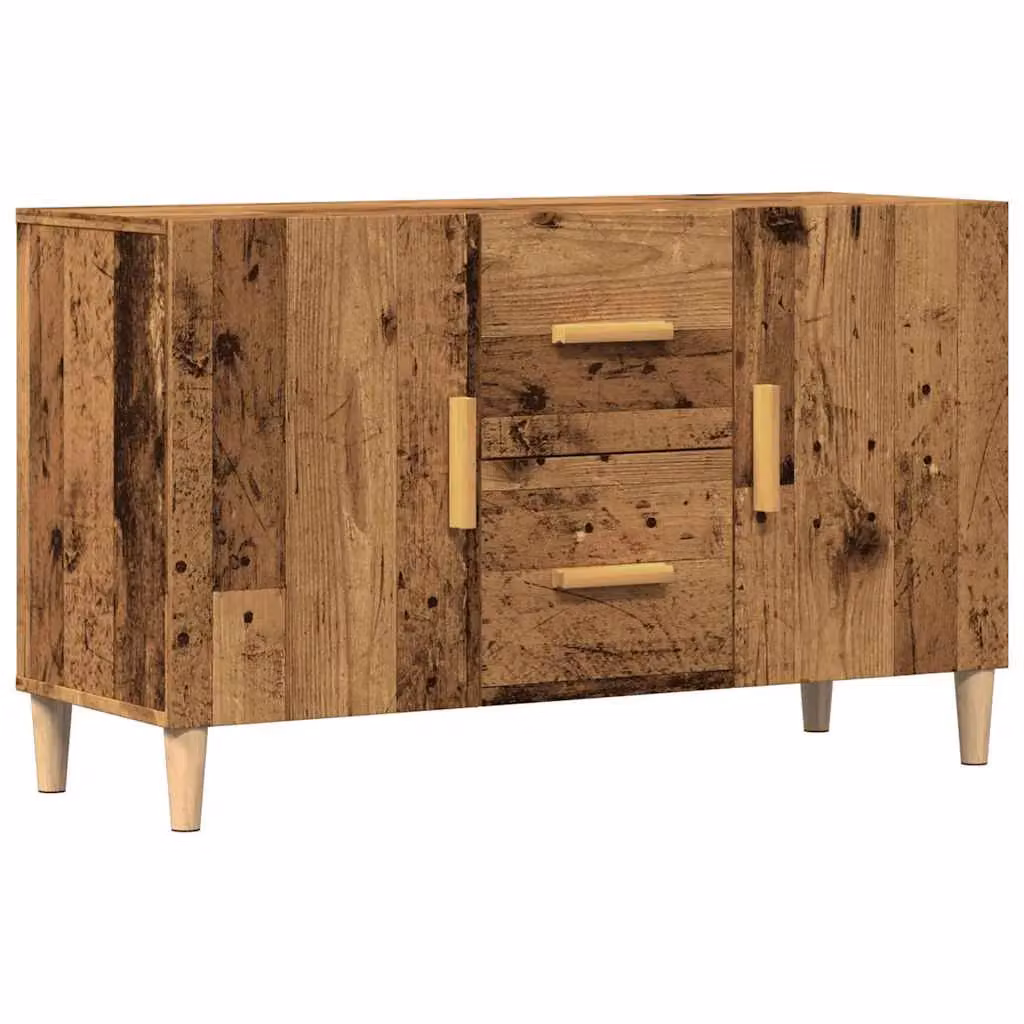 Berkfield Home Rustic Sideboard in Brown, W/D/H: 100 x 36 x 60 cm – 2
