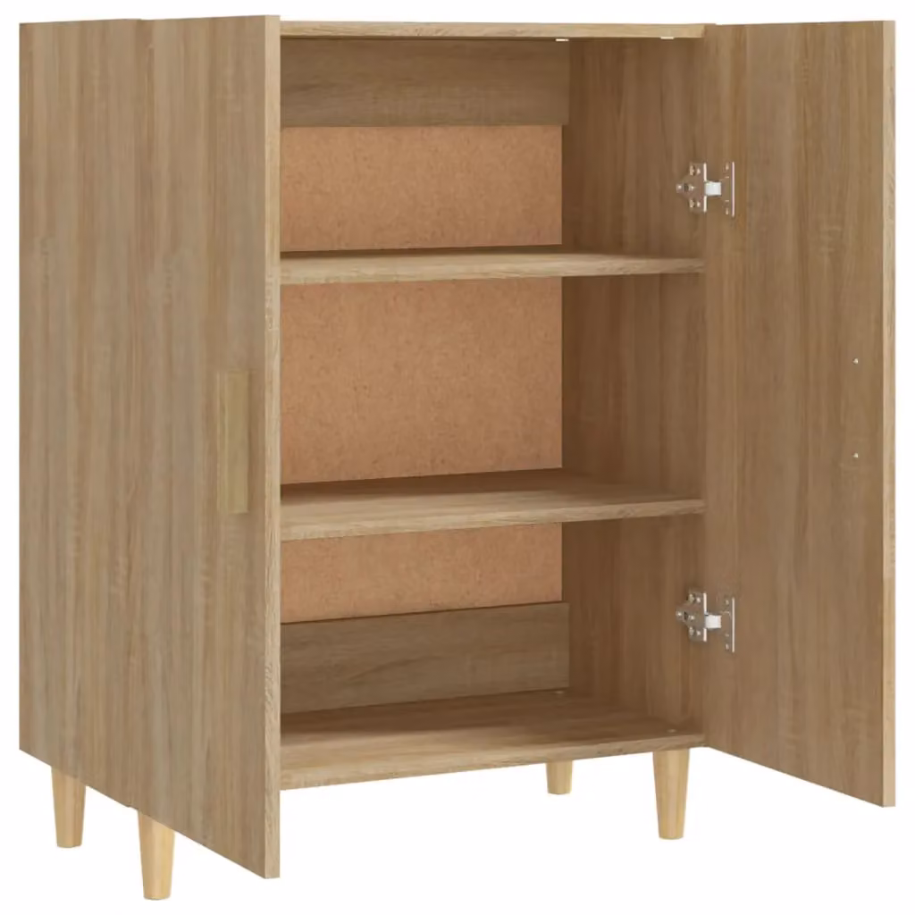 Berkfield Home Sonoma Oak Sideboard in Brown, W/D/H: 70 x 34 x 90 cm – 2