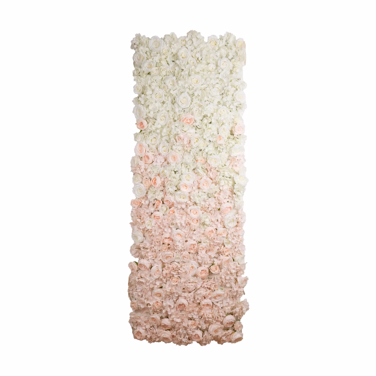 Scottish Everlastings Ltd Pink and White Ombre Floral Wall Backdrop for Weddings and Parties, W: 80 cm, H: 220 cm – 2