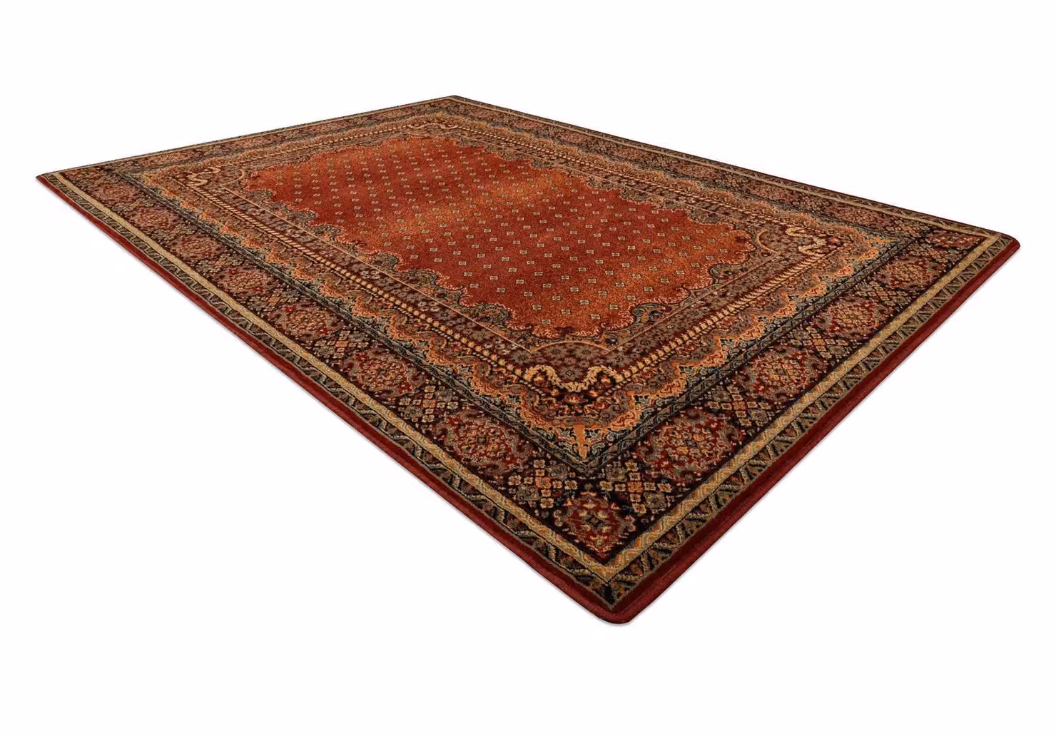 RugsX Polonia Vintage Wool Rug in Red, W: 135 cm, L: 200 cm – 2