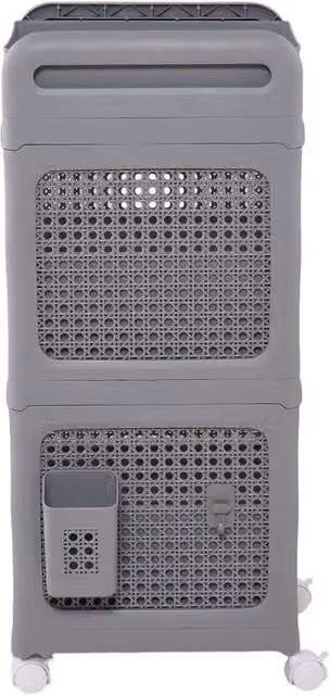 KORVIXA Rolling Kitchen and Bathroom Organizer Cart in Grey, W: 70 cm, H: 75 cm – 1