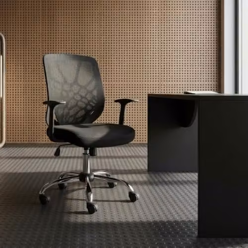 Alphason Atlanta Mesh Back Operator Task Chair in Black – 2